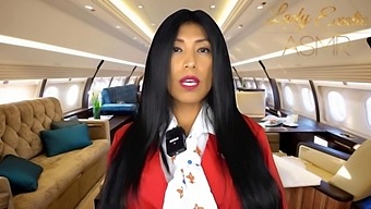 Steamy Airline Encounter With A Busty Flight Attendant