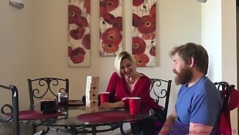 Aunt And Step-Nephew'S Intimate Christmas Encounter With Mom