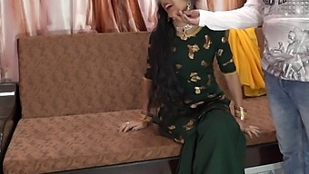 Indian-Aunty Priya Gets Her Shaved Pussy Pounded Hard In Hd Video