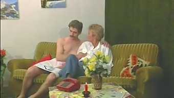 Older Woman Enjoys Anal Play In Lingerie