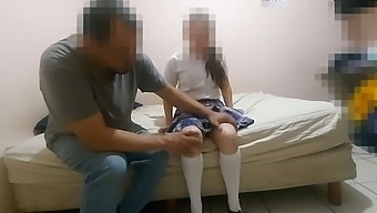Beautiful Mexican Teenager Teaming Up With Her Neighbor To Receive A Present, Having Sex With A Young Mexican Student From Sinaloa In A Genuine Homemade Video