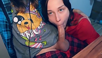 My Stepsister Enjoys Giving Oral Pleasure To A Penis