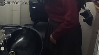 Secretly Recorded Bathroom Encounter With A University Student