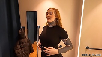Big Butted British Scholar Experiences Rough Anal Intercourse In A Fitting Room By Two Unknown Individuals