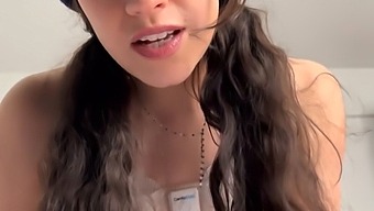 Busty Stepsis Quinn Finite Has A Solo Orgasm Session With Your Help.